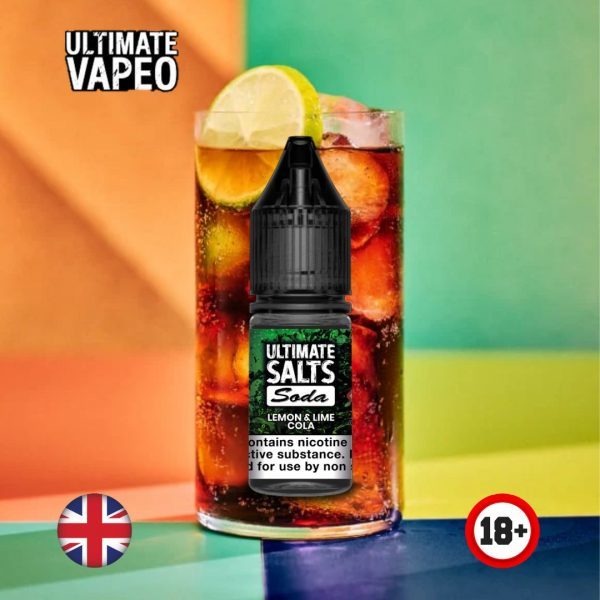 Sales de NIc.- Ultimate Salts Soda 10ml Lemon & Lime Cola